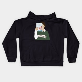 Conan Gray with Wheat Flakes Kids Hoodie